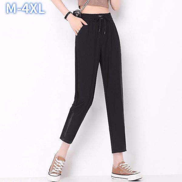 women's pants & capris plus size 4xl summer thin harem sports for women loose-fitting casual quick-drying ankle-length, Black;white
women's pants & capris plus size 4xl summer thin harem sports for women loose-fitting casual quick-drying ankle-length, Black;white