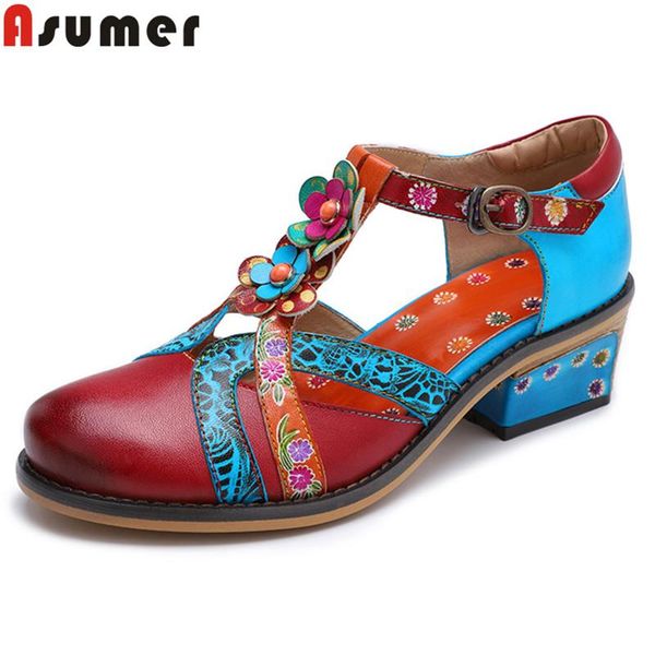 dress shoes asumer 2021 pumps women round toe mixed colors genuine leather square high heels buckle prom wedding, Black
dress shoes asumer 2021 pumps women round toe mixed colors genuine leather square high heels buckle prom wedding, Black