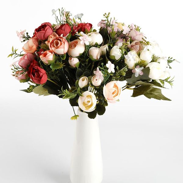 decorative flowers & wreaths small tea bud bouquet fake rose wedding flower wall vase for home decoration accessories ornamental flowerpot a
decorative flowers & wreaths small tea bud bouquet fake rose wedding flower wall vase for home decoration accessories ornamental flowerpot a