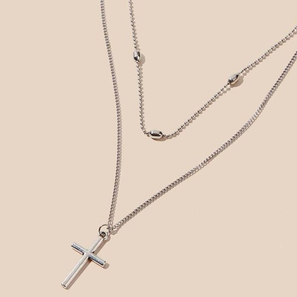 pendant necklaces 2021 boho fashion cross simple for women vintage necklace female jewelry gift, Silver
pendant necklaces 2021 boho fashion cross simple for women vintage necklace female jewelry gift, Silver
