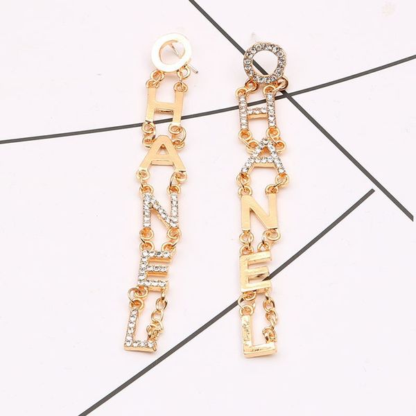 chain tassels 18k gold plated fashion brand designer stud earrings creativity geometric women earring jewerlry accessories, Golden;silver
chain tassels 18k gold plated fashion brand designer stud earrings creativity geometric women earring jewerlry accessories, Golden;silver
