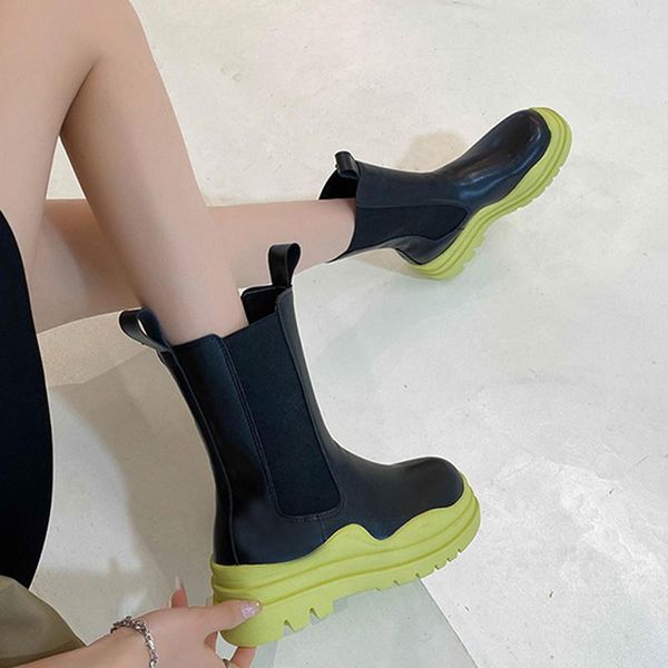 boots 2021 woman thick bottom pu leather solid outdoor non-slip casual women's flats fashion ladies shoes comfortable, Black
boots 2021 woman thick bottom pu leather solid outdoor non-slip casual women's flats fashion ladies shoes comfortable, Black