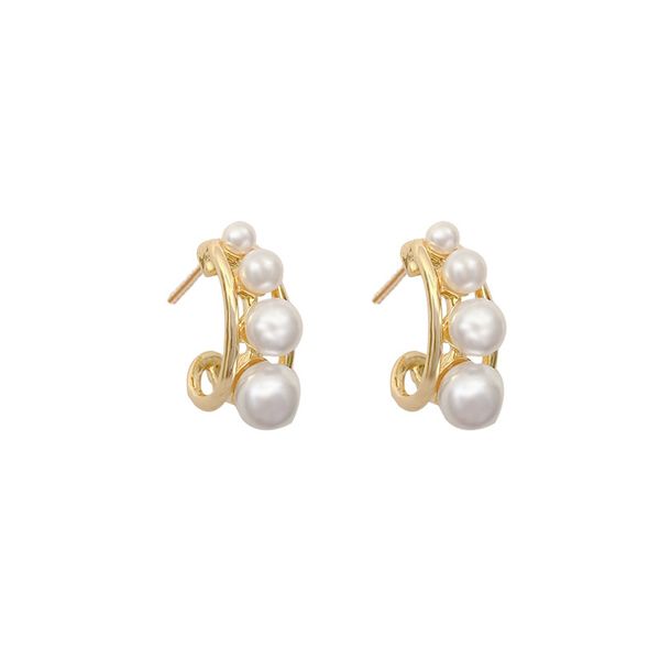 gold colors luxury pearls charm earrings for women elegant fashion s925 stud beads earring, Golden
gold colors luxury pearls charm earrings for women elegant fashion s925 stud beads earring, Golden