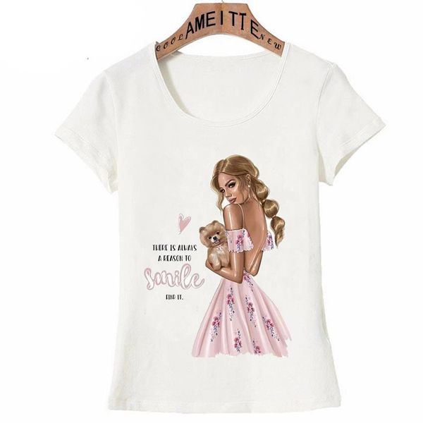 vintage paris fashion illustration girl womens and pomeranian dog print summer women t shirt casual hipster white tees
vintage paris fashion illustration girl womens and pomeranian dog print summer women t shirt casual hipster white tees