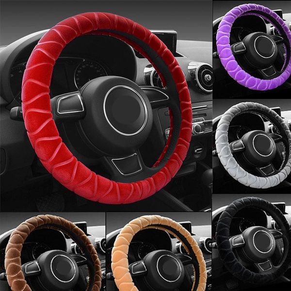 steering wheel covers car cover universal colorful short plush skidproof steering-wheel suitable out diameter of 37-38cm
steering wheel covers car cover universal colorful short plush skidproof steering-wheel suitable out diameter of 37-38cm