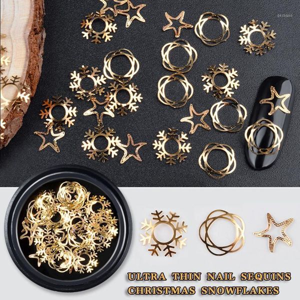 christmas snowflake sequins ultra-thin nail art decoration glitter metal hollow diy fashion designs tools decorations1, Silver;gold
christmas snowflake sequins ultra-thin nail art decoration glitter metal hollow diy fashion designs tools decorations1, Silver;gold