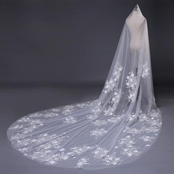 bridal veils mingli tengda bride long 3 m wide white veil marriage accessories wedding decoration one layer velo applique, Black
bridal veils mingli tengda bride long 3 m wide white veil marriage accessories wedding decoration one layer velo applique, Black