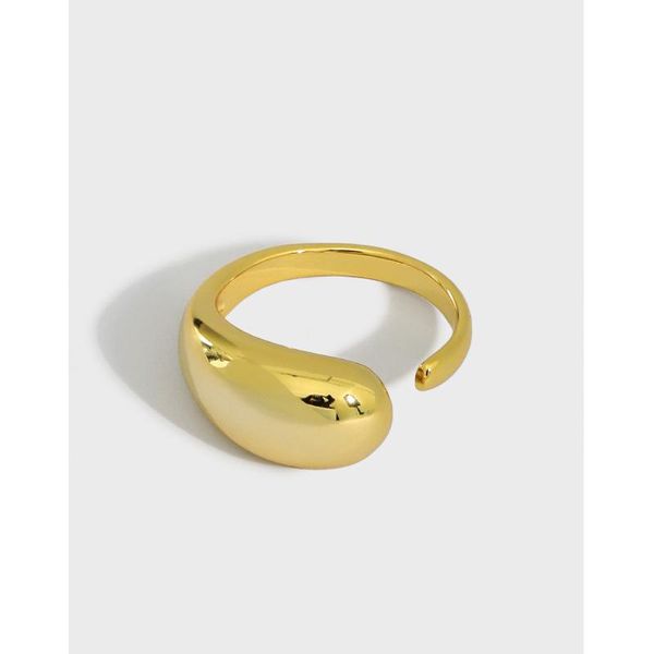 hip hop s925 sterling silver open ring niche temperament drop-shaped smooth surface for women men party jewelry cluster rings, Golden;silver
hip hop s925 sterling silver open ring niche temperament drop-shaped smooth surface for women men party jewelry cluster rings, Golden;silver