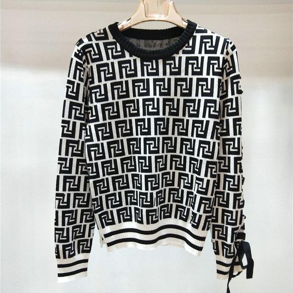 sweater women's autumn round neck striped fashion long sleeve women high end jacquard cardigan knitting sweaters coats6fwg, White;black
sweater women's autumn round neck striped fashion long sleeve women high end jacquard cardigan knitting sweaters coats6fwg, White;black