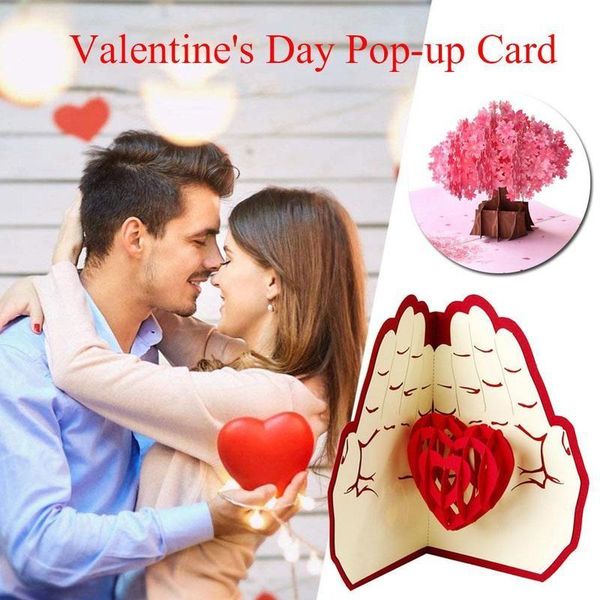 greeting cards valentine's day -up card 1pc wedding party anniversary 3d love in palm & pink cherry tree
greeting cards valentine's day -up card 1pc wedding party anniversary 3d love in palm & pink cherry tree