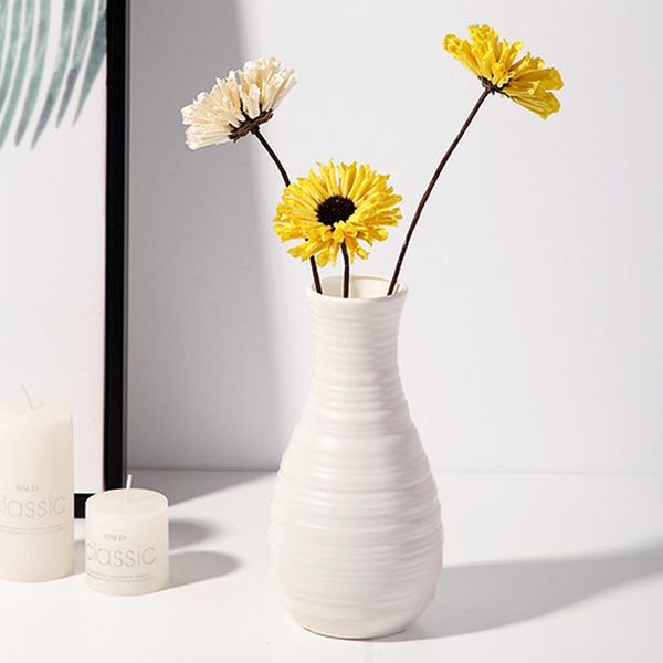 european-style imitation ceramic plastic vase home flower arrangement living room simple decoration ornaments vases
european-style imitation ceramic plastic vase home flower arrangement living room simple decoration ornaments vases