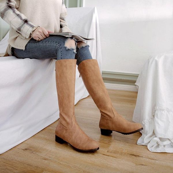 boots 2021 autumn and winter simple thick heel round head back zipper knight women's boots-218-31, Black
boots 2021 autumn and winter simple thick heel round head back zipper knight women's boots-218-31, Black