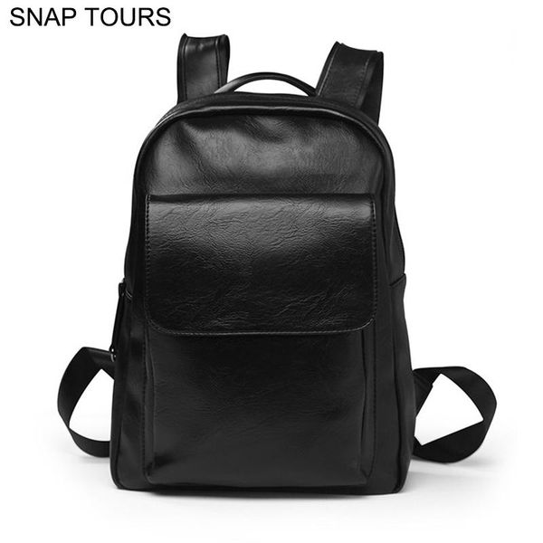 backpack snap tours 2021 waterproof pu leather man casual fashion notebook black male bagpack mochila for men
backpack snap tours 2021 waterproof pu leather man casual fashion notebook black male bagpack mochila for men