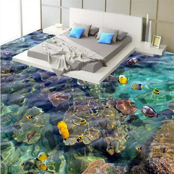 shuhiko seabed coral tropical fish 3d floor painting customized large mural pvc waterproof thicker wearable papel de parede wallpapers
shuhiko seabed coral tropical fish 3d floor painting customized large mural pvc waterproof thicker wearable papel de parede wallpapers
