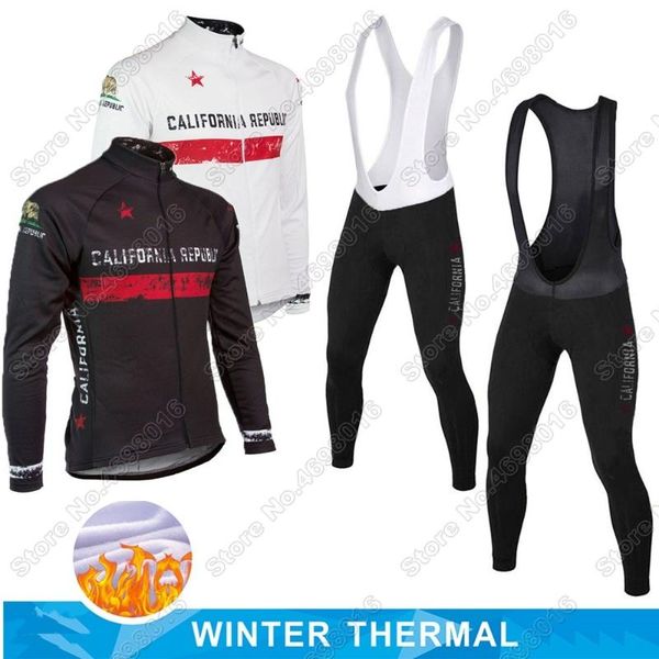 racing sets 2021 california republic cycling jersey winter thermal fleece set men clothing road bike suit maillot ropa ciclismo, Black;blue
racing sets 2021 california republic cycling jersey winter thermal fleece set men clothing road bike suit maillot ropa ciclismo, Black;blue