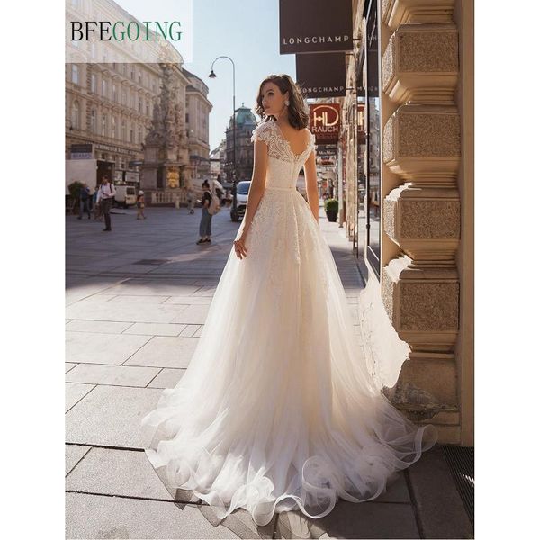 other wedding dresses ivory lace tulle floor-length princess a-line gowns chapel train custom made layered skirt bridal, White
other wedding dresses ivory lace tulle floor-length princess a-line gowns chapel train custom made layered skirt bridal, White