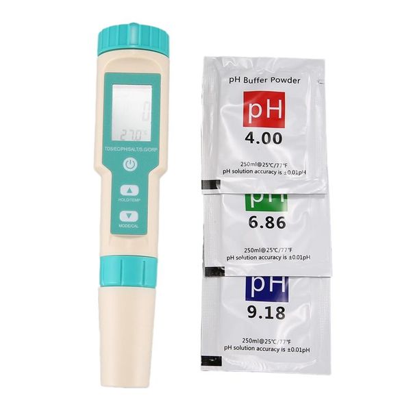 digital salinity tester 7 in 1 orp/salinity/ph/tds/ec/sg/temp meter orp monitor water quality detector for aquarium ph meters
digital salinity tester 7 in 1 orp/salinity/ph/tds/ec/sg/temp meter orp monitor water quality detector for aquarium ph meters