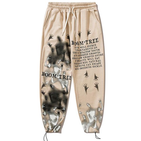 men's pants men letter print jogger harajuku elastic waist apricot trousers sweatpants retro oversize 100%cotton baggy cozy, Black
men's pants men letter print jogger harajuku elastic waist apricot trousers sweatpants retro oversize 100%cotton baggy cozy, Black