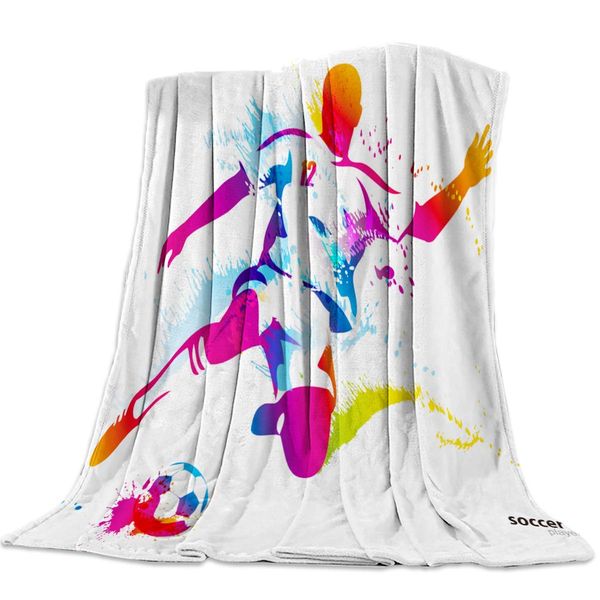 flannel fleece blanket watercolor football player soccer sport super soft warm cozy bed couch or car throw blanket for children
flannel fleece blanket watercolor football player soccer sport super soft warm cozy bed couch or car throw blanket for children