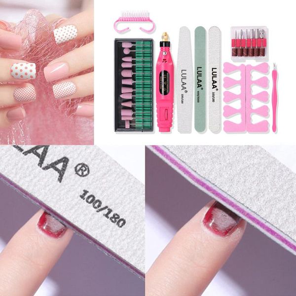 nail art kits 1 set pro electric portable manicure tool gel polish remover file grinder cuticle for repairing nails
nail art kits 1 set pro electric portable manicure tool gel polish remover file grinder cuticle for repairing nails
