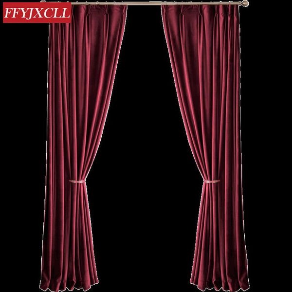 luxury nordic curtains for living dining room bedroom velvet fabric burgundy thick curtain tulle finished product customization & drapes
luxury nordic curtains for living dining room bedroom velvet fabric burgundy thick curtain tulle finished product customization & drapes
