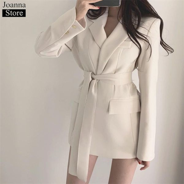 autumn winter women lapel belt slim jacket black vintage elegant tweed blazer office lady plus size casual white jackets female women's, White;black
autumn winter women lapel belt slim jacket black vintage elegant tweed blazer office lady plus size casual white jackets female women's, White;black