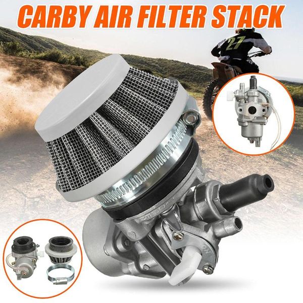 metal carburetor carb + air filter stack for 47cc 49cc mini moto atv dirt bike motorcycle fuel system
metal carburetor carb + air filter stack for 47cc 49cc mini moto atv dirt bike motorcycle fuel system