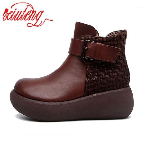 boots round leather women's xiuteng 2021 autumn and winter thick-bottomed cowhide women1, Black
boots round leather women's xiuteng 2021 autumn and winter thick-bottomed cowhide women1, Black