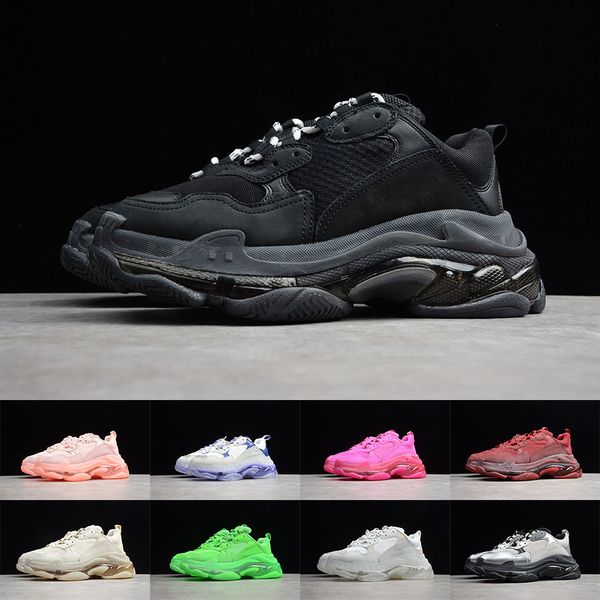 2021 paris triple-s clear sole casual shoes fluo red neon green rainbow pink black beige yellow navy mens women platform sneakers
2021 paris triple-s clear sole casual shoes fluo red neon green rainbow pink black beige yellow navy mens women platform sneakers