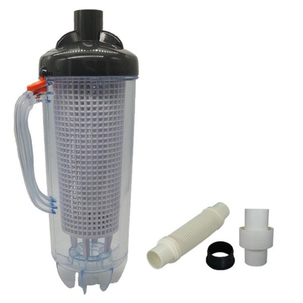 pool & accessories swimming leaf cleaner canister with filter basket leaves suction tank automatic vacuuming 24cm hose
pool & accessories swimming leaf cleaner canister with filter basket leaves suction tank automatic vacuuming 24cm hose