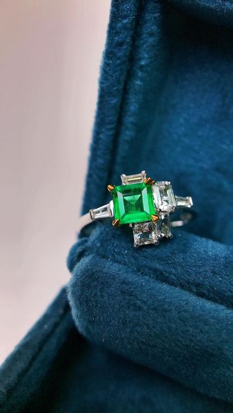 cluster rings guild jy solid 18k white gold nature green emerald 0.55ct for women birthday's presents fine jewelry, Golden;silver
cluster rings guild jy solid 18k white gold nature green emerald 0.55ct for women birthday's presents fine jewelry, Golden;silver