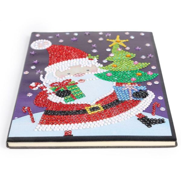 diamond painting gloss dazzling diy santa claus special shaped 60 sheets a5 notebook notepad notepads, Purple;pink 
diamond painting gloss dazzling diy santa claus special shaped 60 sheets a5 notebook notepad notepads, Purple;pink