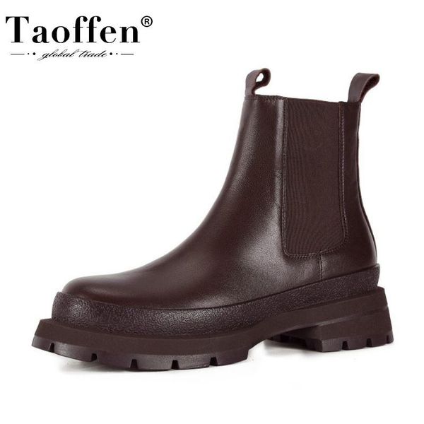 boots taoffen women ankle real leather patchwork winter shoes fashion cool short daily footwear for, Black
boots taoffen women ankle real leather patchwork winter shoes fashion cool short daily footwear for, Black