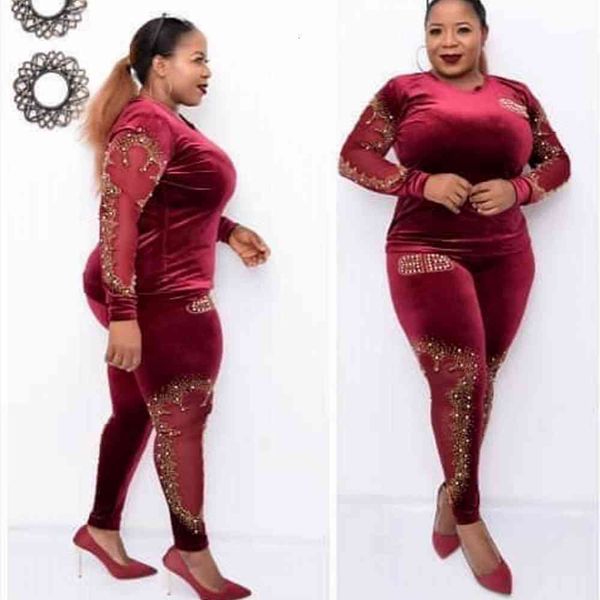 dresses velvet 2 piece sets 2021 new fashion bazin print dashiki blouse yomadou elastic pattern suits and pants for women lady, Black;gray
dresses velvet 2 piece sets 2021 new fashion bazin print dashiki blouse yomadou elastic pattern suits and pants for women lady, Black;gray