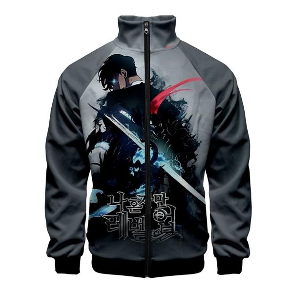 women's jackets solo leveling 3d printed stand collar zipper jacket women/men long sleeve casual streetwear coat clothes, Black;brown
women's jackets solo leveling 3d printed stand collar zipper jacket women/men long sleeve casual streetwear coat clothes, Black;brown