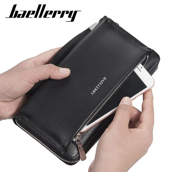 baellerry classic men clutch wallets phone wallet bag card holder male purse zipper large capacity for, Red;black
baellerry classic men clutch wallets phone wallet bag card holder male purse zipper large capacity for, Red;black