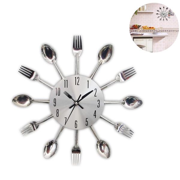 wall clocks 2021 clock kitchen noiseless stainless steel cutlery knife and fork spoon restaurant home decor
wall clocks 2021 clock kitchen noiseless stainless steel cutlery knife and fork spoon restaurant home decor