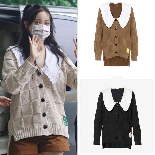women's sweaters autumn women knitted sweater smile white peter pan collar ladies single-breasted knitwear cardigan fashion 0d3j, White;black
women's sweaters autumn women knitted sweater smile white peter pan collar ladies single-breasted knitwear cardigan fashion 0d3j, White;black
