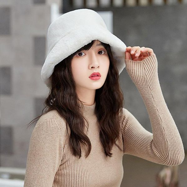 elegant solid wool outdoor hat 2021 women coral fleece bucket cute winter autumn keep warm korean streetwear cap round bow wide brim hats, Blue;gray
elegant solid wool outdoor hat 2021 women coral fleece bucket cute winter autumn keep warm korean streetwear cap round bow wide brim hats, Blue;gray