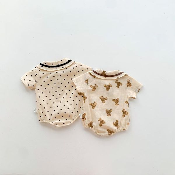 rompers 2021 summer baby short sleeve bodysuit cotton boys clothes infant girl bear dot print jumpsuit born pajamas roupa de, Blue
rompers 2021 summer baby short sleeve bodysuit cotton boys clothes infant girl bear dot print jumpsuit born pajamas roupa de, Blue