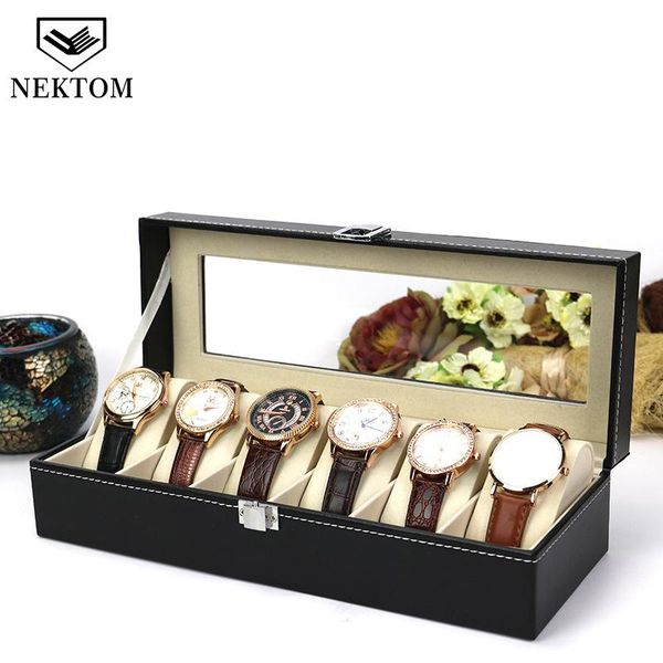 watch boxes & cases nektom box luxury watches casket for gift wholesale 2/3/6/10/12 slots leather organizer holder, Black;blue
watch boxes & cases nektom box luxury watches casket for gift wholesale 2/3/6/10/12 slots leather organizer holder, Black;blue