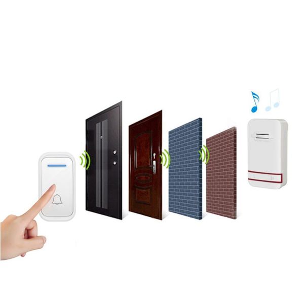 wireless doorbell waterproof electronic door bell long range home office plug-in doorbells
wireless doorbell waterproof electronic door bell long range home office plug-in doorbells
