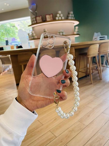 card holders big pearl chain suitable for iphone12 mobile phone case holder 11promax electroplating love transparent 7/8p/xs, Brown;gray
card holders big pearl chain suitable for iphone12 mobile phone case holder 11promax electroplating love transparent 7/8p/xs, Brown;gray