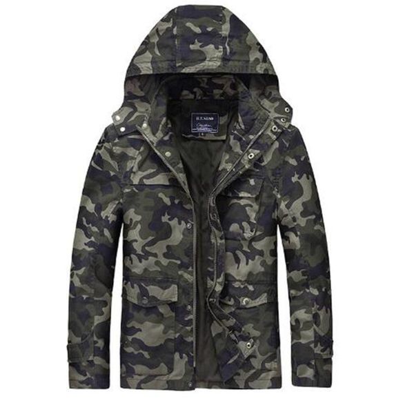 men's jackets spring and autumn winter military camouflage trend jacket slim hooded casual jacketsouterwear coat, Black;brown
men's jackets spring and autumn winter military camouflage trend jacket slim hooded casual jacketsouterwear coat, Black;brown
