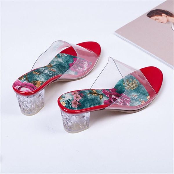 slippers women summer sandals 2021 clear high heels beach open toe transparent pvc outdoor slides, Black
slippers women summer sandals 2021 clear high heels beach open toe transparent pvc outdoor slides, Black