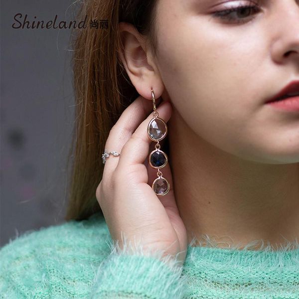 dangle & chandelier shineland long earrings fashion jewelry charms colorful crystal stone copper drop pink brincos for women 2021 gifts, Silver
dangle & chandelier shineland long earrings fashion jewelry charms colorful crystal stone copper drop pink brincos for women 2021 gifts, Silver