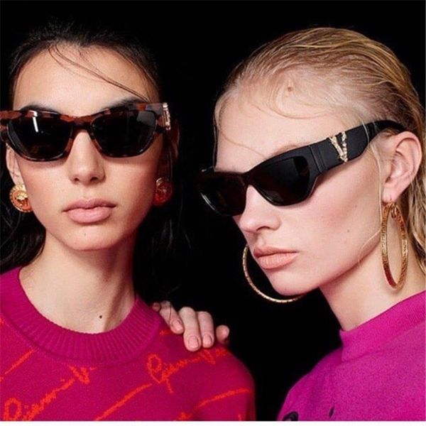 net red ins same small frame cat's eye leopard sunglasses concave sunglasses ve4383, White;black
net red ins same small frame cat's eye leopard sunglasses concave sunglasses ve4383, White;black