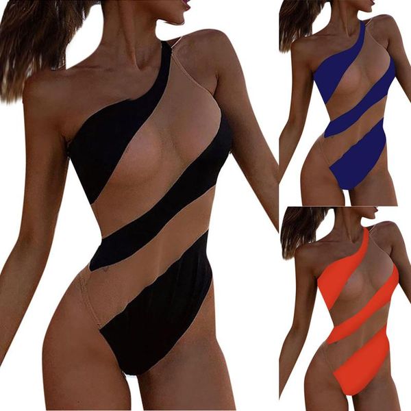 striped print 2021 women one piece swimsuit mesh swimwear female brazilian bathing suits bodysuit beach wear monokini women's, White;black
striped print 2021 women one piece swimsuit mesh swimwear female brazilian bathing suits bodysuit beach wear monokini women's, White;black