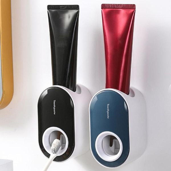 toothbrush holders automatic toothpaste dispenser squeezer punch-storage adhesive wall hangers bathroom accessories
toothbrush holders automatic toothpaste dispenser squeezer punch-storage adhesive wall hangers bathroom accessories