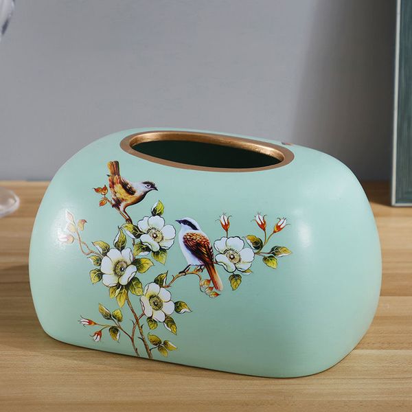 european style ceramic tissues box living room household creative multi functional desktea table tissue boxs ornaments
european style ceramic tissues box living room household creative multi functional desktea table tissue boxs ornaments